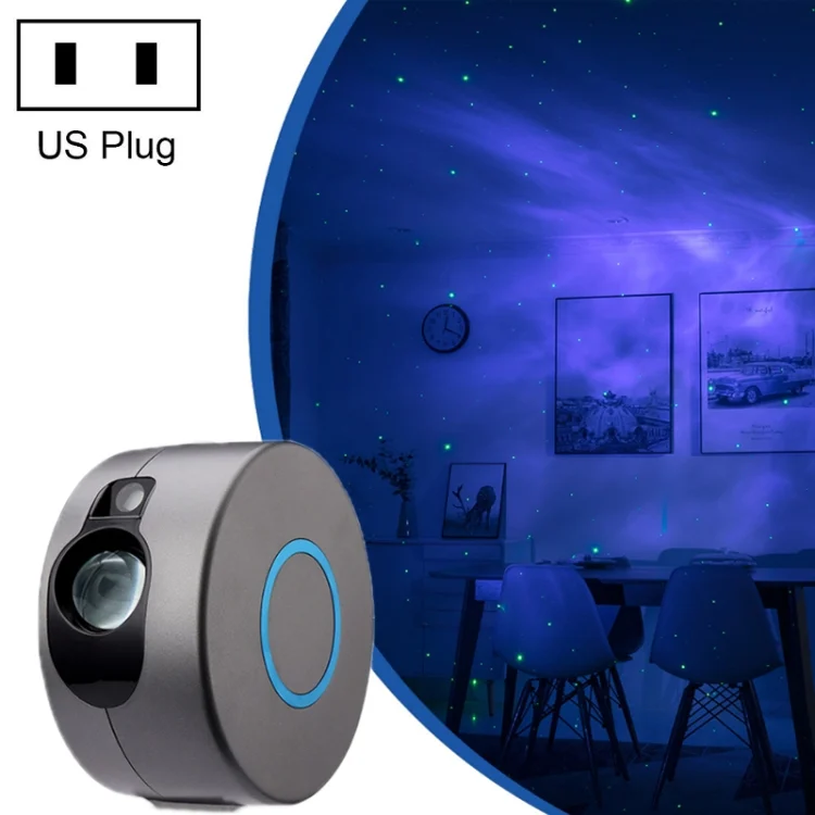 TBD0601720501A.webp Remote Control LED Starry Sky Atmosphere Projector Lamp, Power Supply: - Image 1