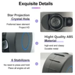 Remote Control LED Starry Sky Atmosphere Projector Lamp, Power Supply: - Image 2