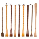 BQR01 Back Scratcher Long Handle Wooden Massage Scratcher, Style: - Image 2