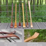 BQR01 Back Scratcher Long Handle Wooden Massage Scratcher, Style: - Image 4