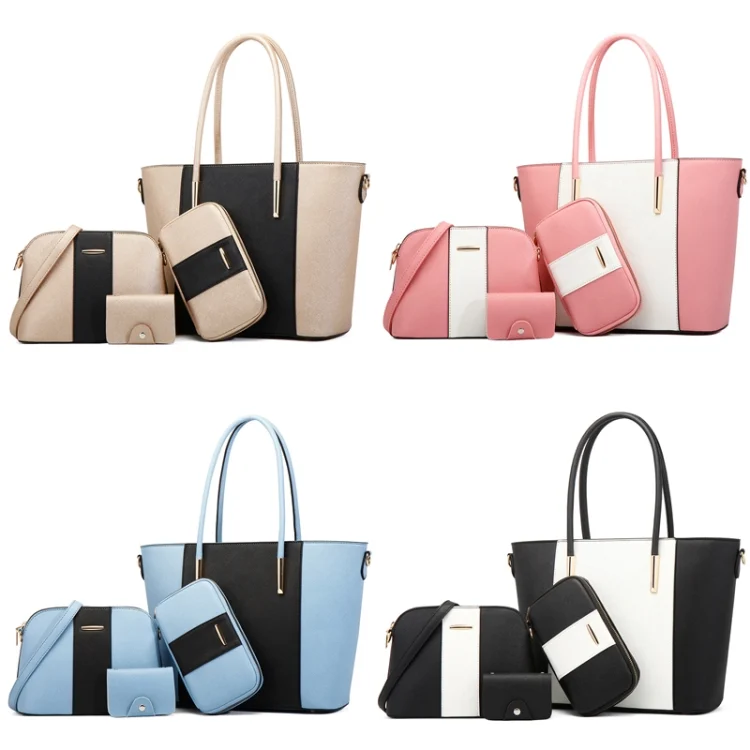 TBD0601726701_B1.webp 20822 4 in 1 Fashion Diagonal Handbags PU Large-Capacity Bag - Image 2
