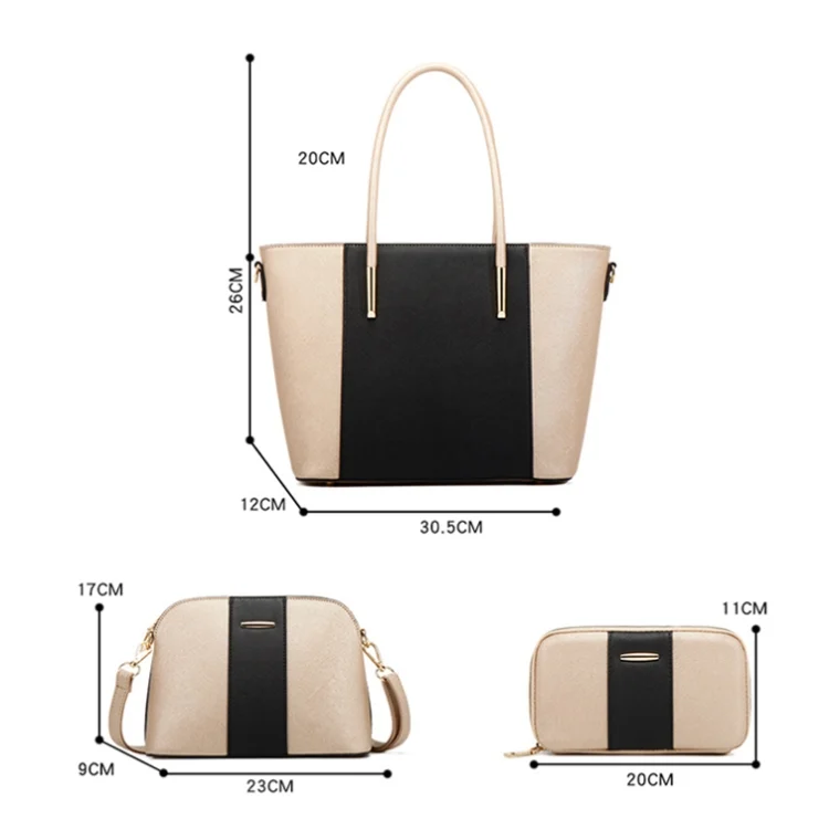 TBD0601726701_B3.webp 20822 4 in 1 Fashion Diagonal Handbags PU Large-Capacity Bag - Image 4