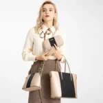 20822 4 in 1 Fashion Diagonal Handbags PU Large-Capacity Bag - Image 7