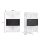 6 LED Solar Night Light Home Outdoor Decorative Garden Lamp - Image 3