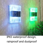 6 LED Solar Night Light Home Outdoor Decorative Garden Lamp - Image 5