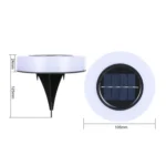 Solar Garden Waterproof Outdoor Fog Buried Lamp Stair Decoration - Image 3