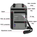 RFID Multi-Function Halter Passport Bag Certificate Protection Cover - Image 3