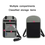 RFID Multi-Function Halter Passport Bag Certificate Protection Cover - Image 4
