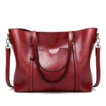 888-G9 Oil Wax Leather All-Match Fashion Handbag