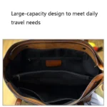 888-G9 Oil Wax Leather All-Match Fashion Handbag - Image 3