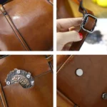 888-G9 Oil Wax Leather All-Match Fashion Handbag - Image 5