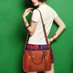 888-G9 Oil Wax Leather All-Match Fashion Handbag - Image 6
