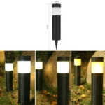 Solar LED Outdoor Waterproof Cylinder Lawn Light, Style: - Image 3