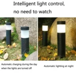 Solar LED Outdoor Waterproof Cylinder Lawn Light, Style: - Image 6