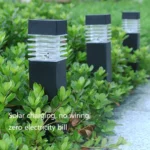 Solar Waterproof Outdoor Landscape Square Column Lawn Light - Image 3