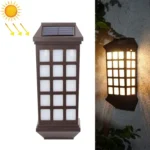 Solar Outdoor Long Panes Fence Wall Light Garden Decoration