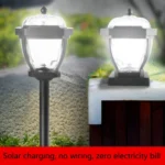 2 LED Solar Waterproof Outdoor Garden Light, Style: - Image 3