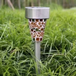 3 PCS H4011 Solar Outdoor Waterproof Mosaic Lawn Light - Image 6