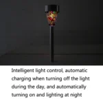 3 PCS H4011 Solar Outdoor Waterproof Mosaic Lawn Light - Image 5