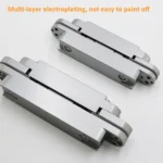 Three-Dimensional Adjustable Cross Hinge Folding Door Concealed Hinge - Image 4
