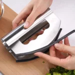 Stainless Steel Double-Head Cutter Vegetable Cheese Chopper - Image 3