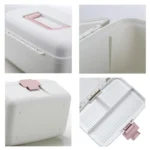 Household Sealed And Divided Double-Layer Portable Medicine Box - Image 3