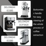 Zinc Alloy Coffee Machine Bottomless Handle For DeLonghi, Style: - Image 7