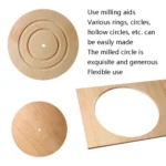 W New Trimming Machine DIY Accessories Universal Milling Circle Machining Circle - Image 6