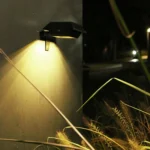 12 LED Solar Outdoor Railing Stair Square Wall Light - Image 6