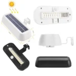12 LED Solar Outdoor Waterproof Body Sensor Wall Light - Image 2