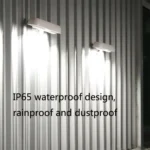 12 LED Solar Outdoor Waterproof Body Sensor Wall Light - Image 6