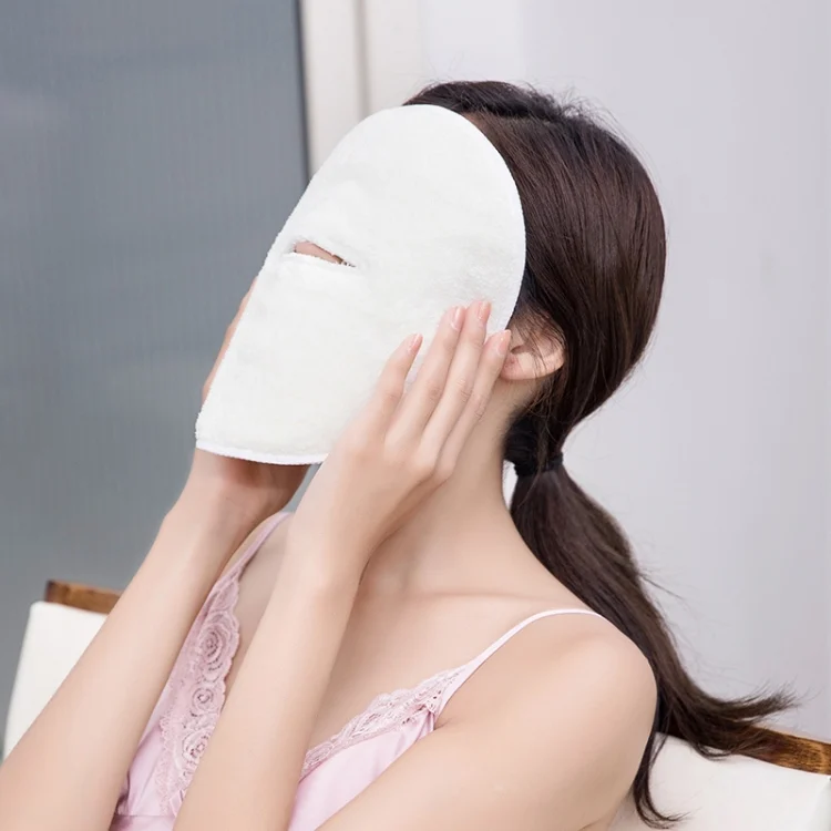 TBD0601768401.webp Hot and Cold Compress Facial Towel Face Mask,Style: - Image 1