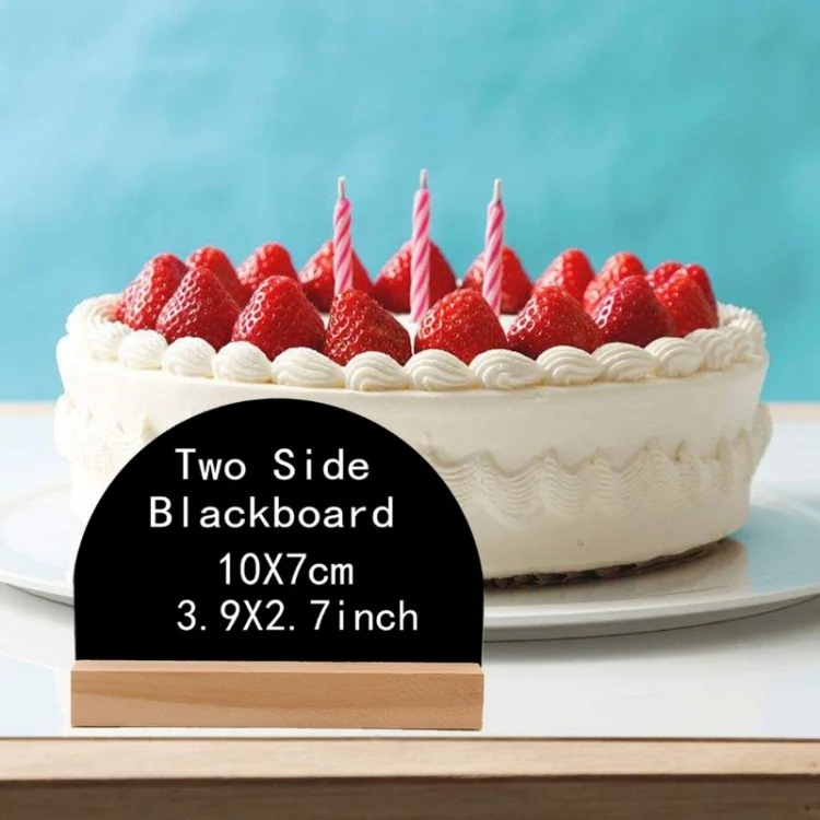 TBD0601770801_B4.webp 10 PCS Christmas Decoration Small Blackboard Party Double-Sided Writing Board - Image 5