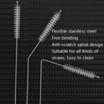 50 PCS Stainless Steel Brush Bottle Cleaning Brush, Size: - Image 4