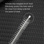 50 PCS Stainless Steel Brush Bottle Cleaning Brush, Size: - Image 5