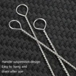 50 PCS Stainless Steel Brush Bottle Cleaning Brush, Size: - Image 6