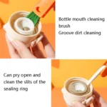 4 PCS 3 in 1 Cup Cleaning Brush Pacifier Gap Interior Brush - Image 5