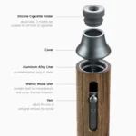 KURKE Anti-Smoke Ash Falling Cigarette Cover Car Ashtray - Image 4