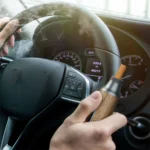 KURKE Anti-Smoke Ash Falling Cigarette Cover Car Ashtray - Image 5