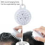 10pcs XTS01 Silicone Soft Teeth Head Shampoo Massage Comb Shampoo Brush - Image 5