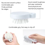 10pcs XTS01 Silicone Soft Teeth Head Shampoo Massage Comb Shampoo Brush - Image 6