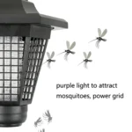 3 LED Solar Outdoor Waterproof Hexagon Mosquito Killer Light, Style: - Image 4
