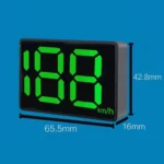 Y02 HUD Smart Bluetooth GPS Universal Electronic Dog Automotive Speedometer - Image 3