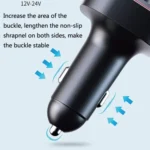 USB Car Bluetooth MP3 Music Player With Colorful Lights - Image 3