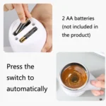 A223 Stainless Steel Automatic Magnetized Coffee Mixing Cup - Image 3