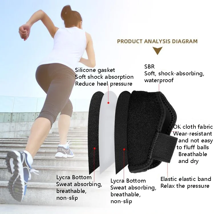 TBD0601807101_B4.webp 1 Pair Heel Protective Cover Shock Absorption Comfortable Booster - Image 5