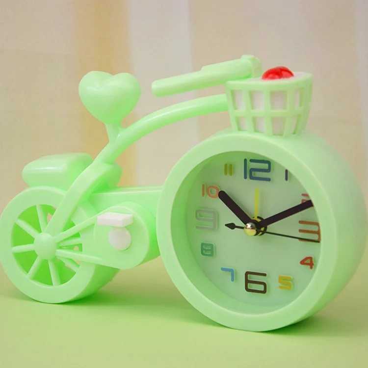TBD0601808201B.webp Bicycle-shaped Desktop Alarm Clock Student Gifts - Image 1