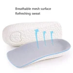 2 Pairs Increased Half Pad Breathable Shock Absorbing Exercise Anti-Skid Pad - Image 4