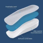2 Pairs Increased Half Pad Breathable Shock Absorbing Exercise Anti-Skid Pad - Image 5