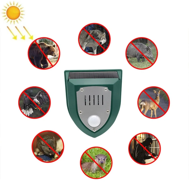 TBD06018102.webp N911M Solar Rouse Alarm Lamp Infrared Induction Animal Drive - Image 1